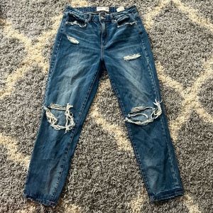COPY - Vintage Distressed mid rise  Garage mom jeans size 9.